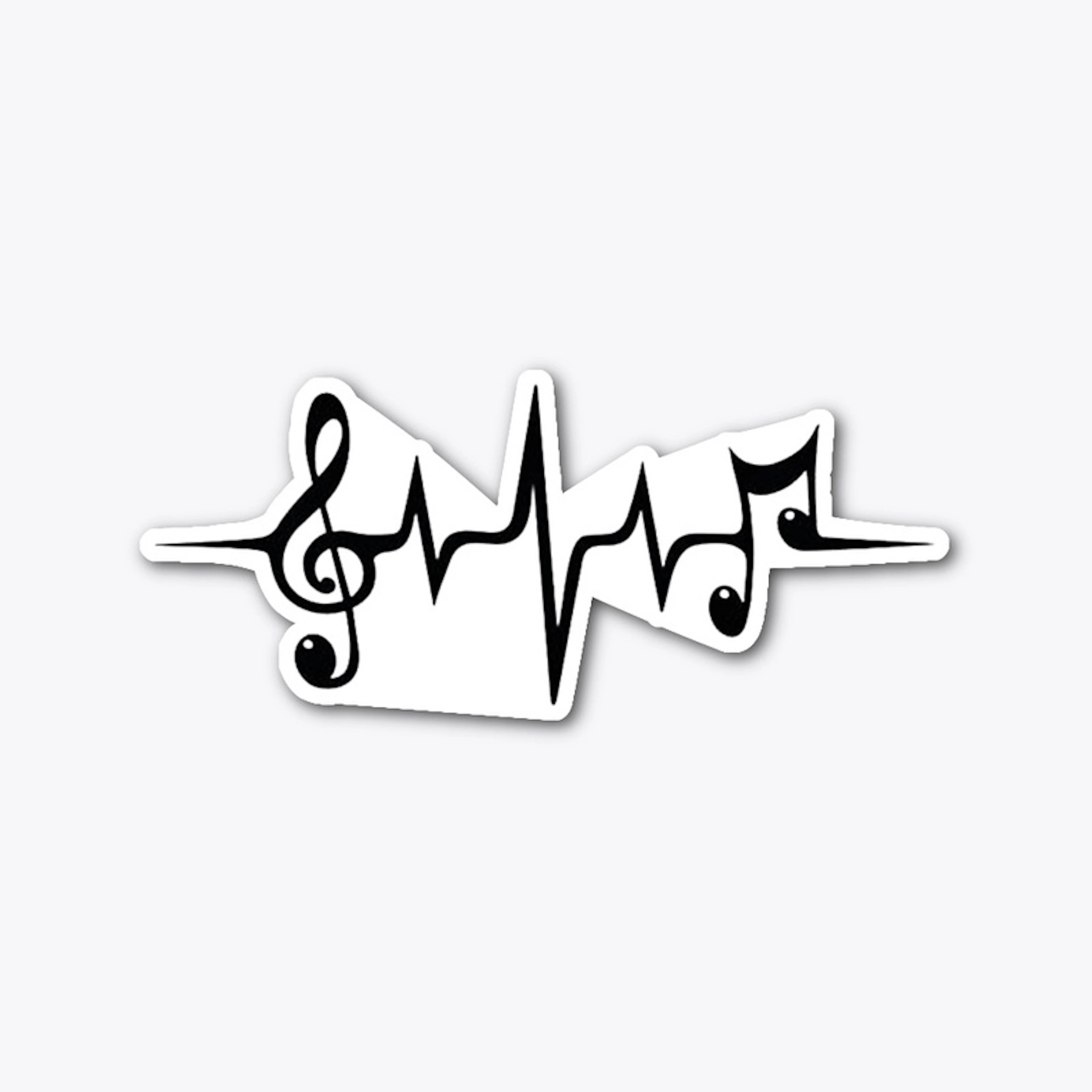 Musical Heartbeat Sticker